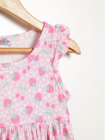 Vestido Kid+ Infantil Para Menina - PINK