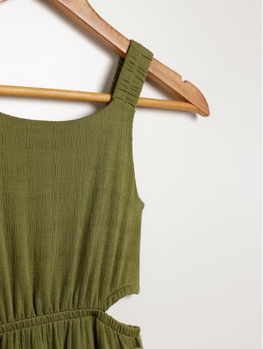 Vestido Mdi Juvenil Para Menina - VERDE