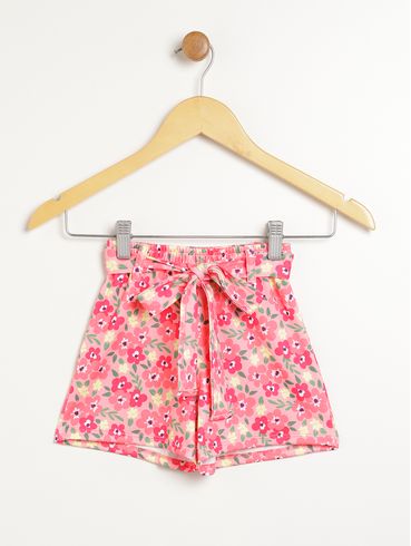 Short Infantil Para Menina - LARANJA