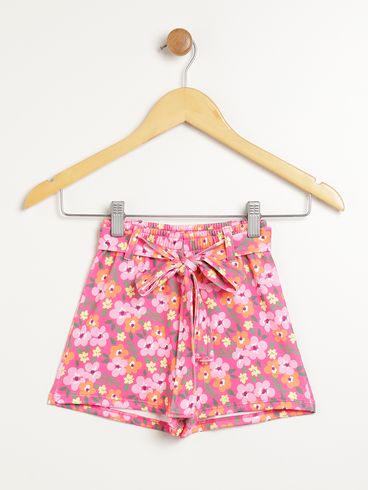 Short Infantil Para Menina - ROSA