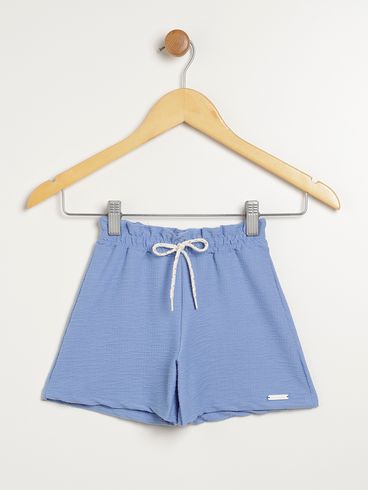 Short Infantil Para Menina - AZUL