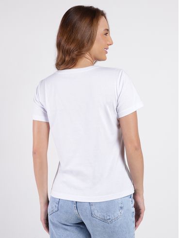 Blusa Manga Curta Autentique Feminina BRANCO