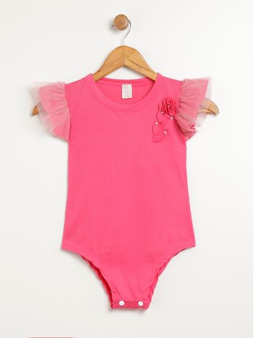 Body Juvenil Para Menina - PINK