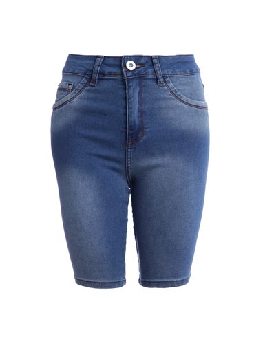 Bermuda Jeans Feminina AZUL