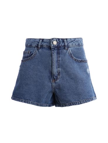 Short Jeans Cintura Alta Autentique Feminino AZUL