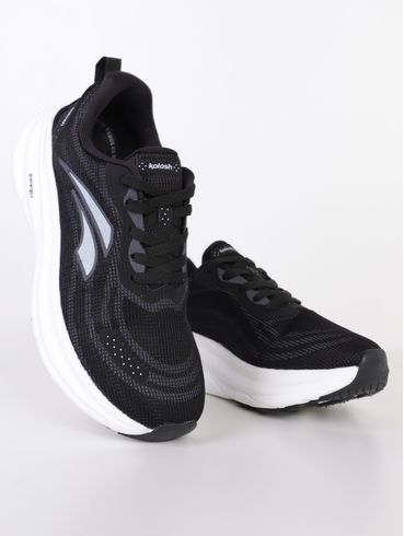 Tênis Esportivo Kolosh Feminino PRETO/BRANCO/GRAFITE