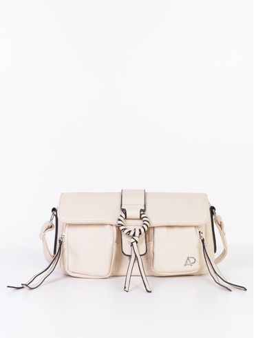 Bolsa Baguete Feminina OFF WHITE