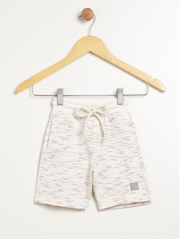 Bermuda Moletinho Full Surf Infantil Para Menino - OFF WHITE