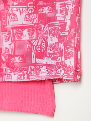 Blusa Sobreposição Vels Juvenil Para Menina - PINK