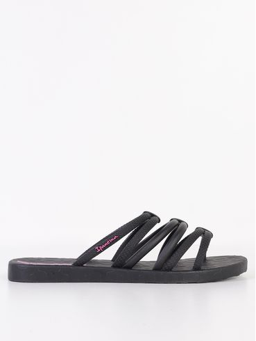 Rasteira Diversa Ipanema Feminina PRETO/LILAS