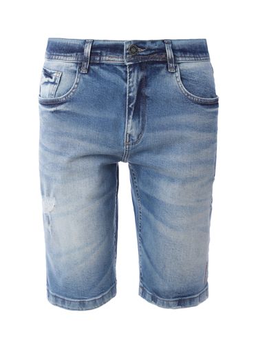 Bermuda Jeans Gangster Masculina AZUL