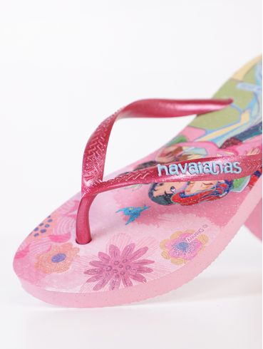 Chinelo Princess Havaianas Infantil Para Menina - ROSA