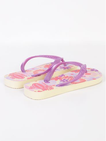 Chinelo Kids Havaianas Infantil Para Menina - LILAS