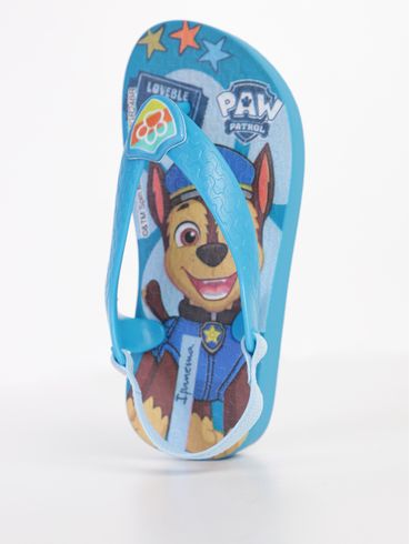 Chinelo Patrulha Canina Infantil Para Bebê - AZUL