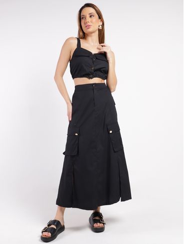 Conjunto Cargo Eagle Rock Feminino PRETO