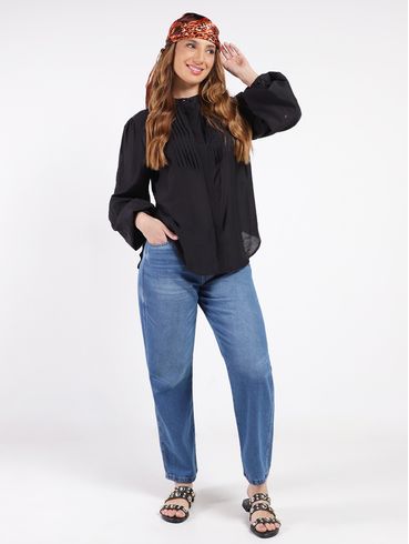 Camisa Manga Longa Eagle Rock Feminina PRETO