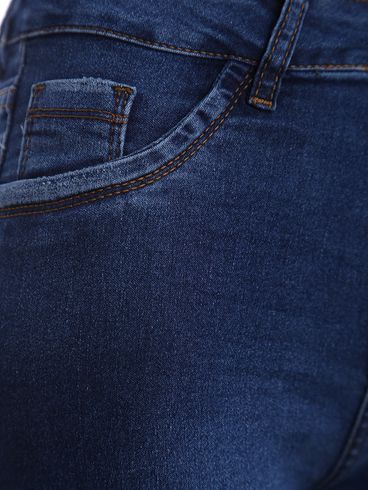 Bermuda Jeans Feminina AZUL