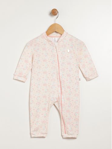 Macacão Infantil Para Menina - ROSA