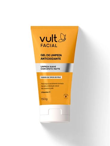 Gel de Limpeza Facial Antioxidante Vitamina C Vult UNICO