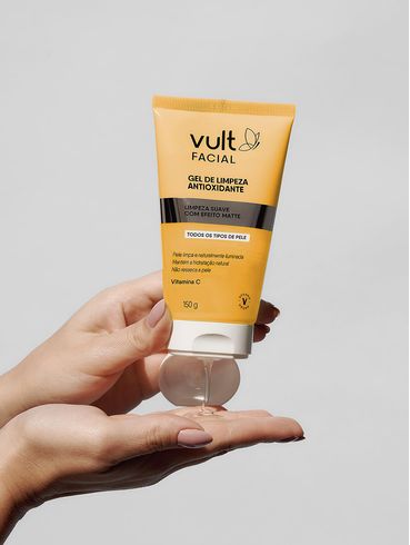 Gel de Limpeza Facial Antioxidante Vitamina C Vult UNICO