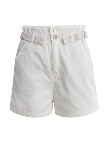 Short Sarja Clochard Feminino OFF WHITE