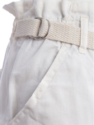 Short Sarja Clochard Feminino OFF WHITE