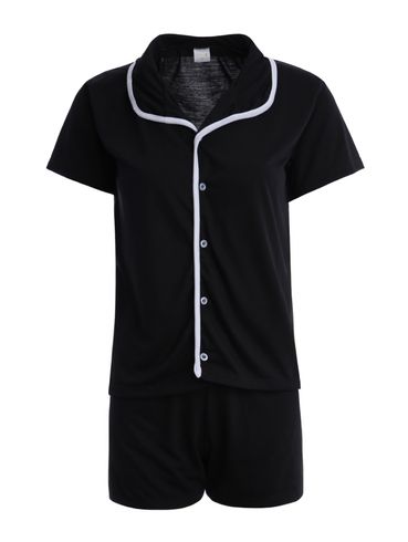 Pijama Curto Americano Feminino PRETO