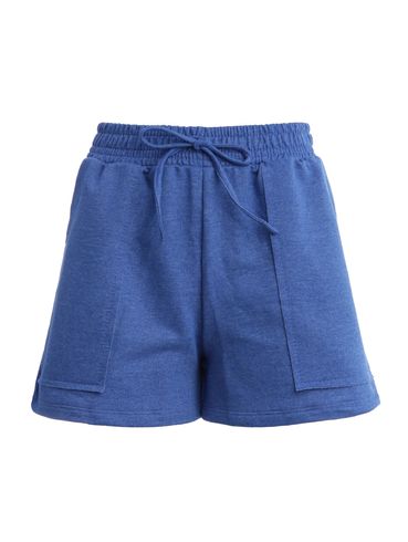 Short Moletinho Feminino AZUL