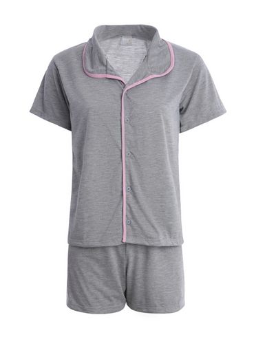 Pijama Curto Americano Feminino MESCLA