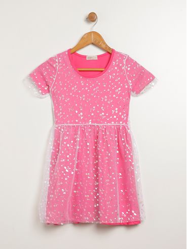 Vestido Kid+ Infantil Para Menina - PINK