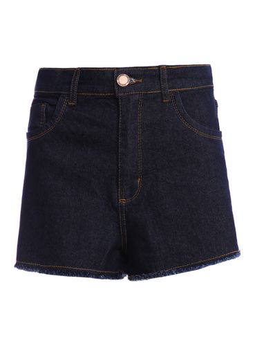 Short Jeans Pisom Feminino AZUL