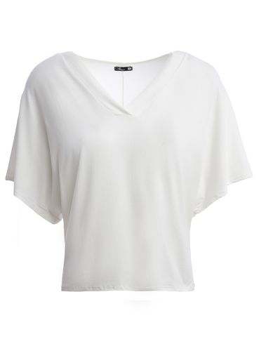 Blusa Manga Curta Autentique Feminina OFF WHITE