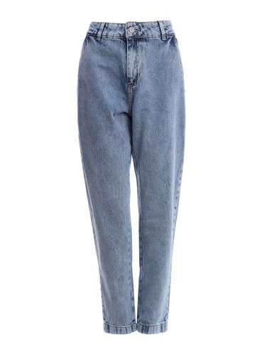 Calça Jeans Mom Sawary Feminina AZUL