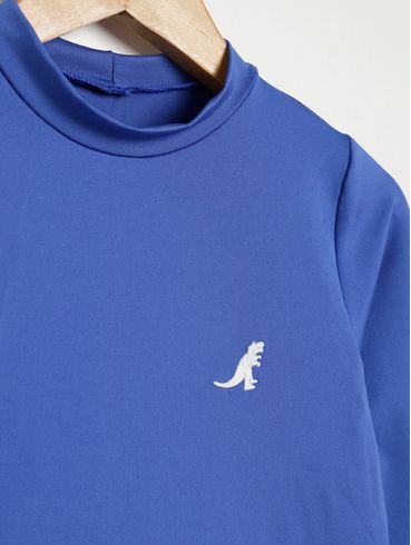 Camiseta com Proteção UV Infantil Para Menino - AZUL