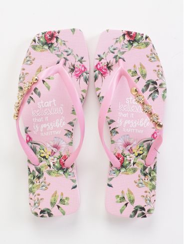 Chinelo Garden Rafitthy Feminino ROSE