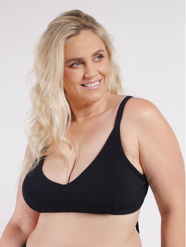 Biquíni Top Plus Size Feminina PRETO