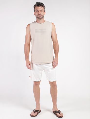 Bermuda Malha Elétron Masculina AREIA