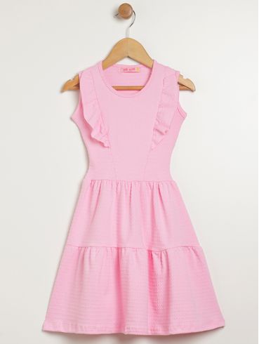 Vestido Infantil Para Menina - ROSA