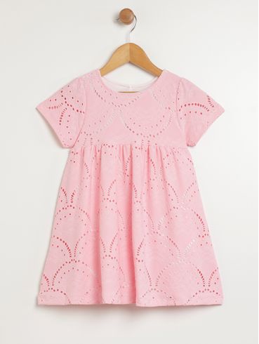 Vestido Infantil Para Menina - ROSA CLARO