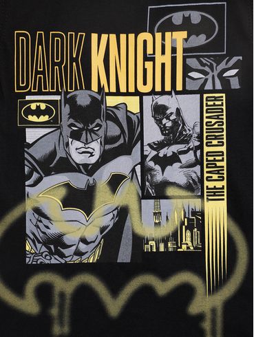 Camiseta Regata Batman Infantil Para Menino - PRETO