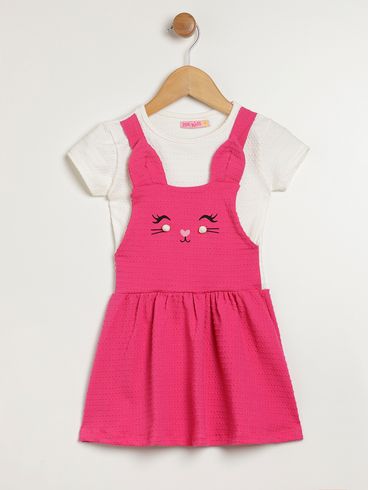 Vestido Infantil Para Menina - PINK