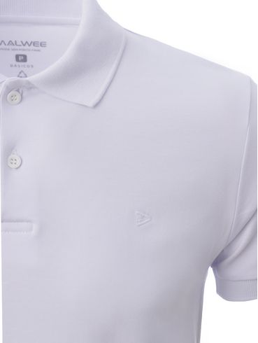 Polo Manga Curta Masculina BRANCO