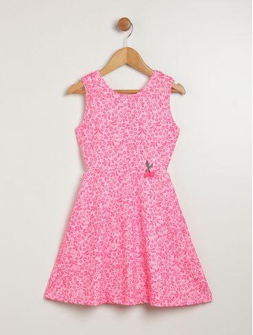 Vestido Infantil Para Menina - PINK