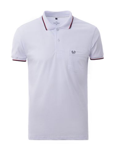 Polo Manga Curta Vilejack Masculina BRANCO