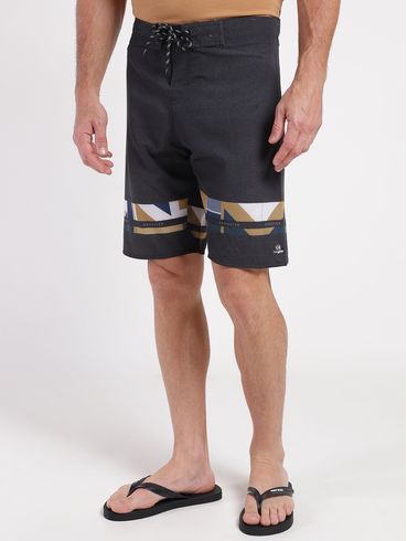 Bermuda Surf Gangster Masculina PRETO