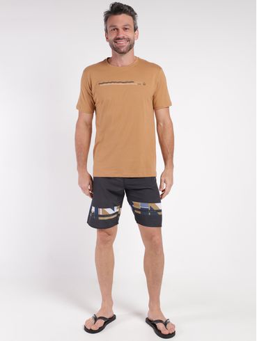 Bermuda Surf Gangster Masculina PRETO
