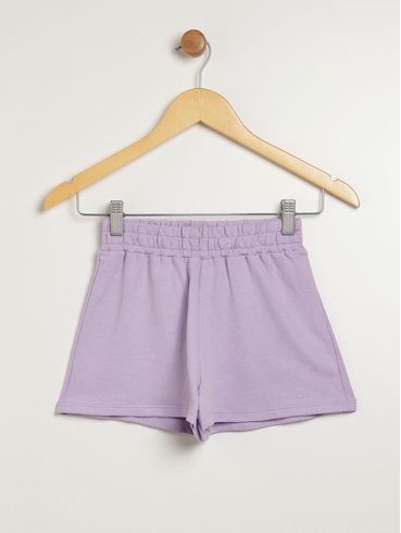 Short Moletiho Juvenil Para Menina - LILAS