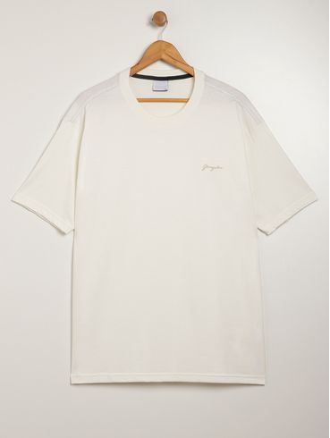 Camiseta Básica Gangster Masculina OFF WHITE