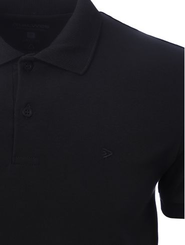 Polo Manga Curta Masculina PRETO