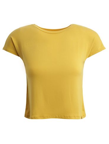 Blusa Manga Curta Autentique Feminina AMARELO